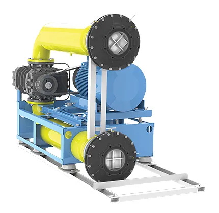 Gas blower aggregates