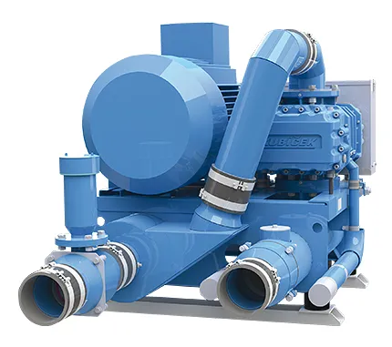 Vacuum blower aggregates