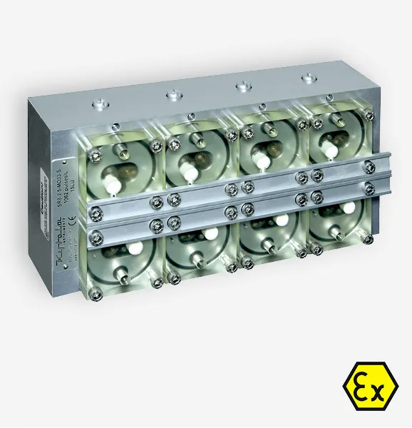 Oval Gear Flow meter Model SRx-x - Multi-block