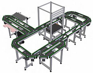 Fully assembled modules|Pallet Transfer System|for material handling
