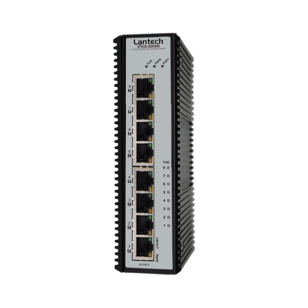 Industrial Unmanaged PoE Ethernet Switch IPES-0008B