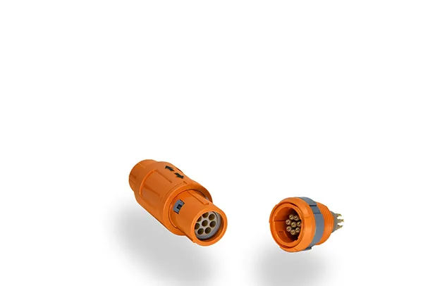 REDEL 2P high voltage plastic connector
