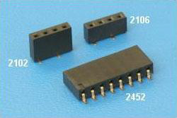 2.54 mm pitch PCB sockets