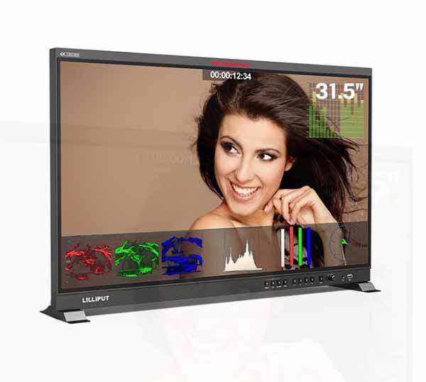 31-5 inch 12G-SDI professional broadcast production studio monitor