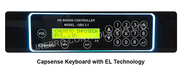 Capsense Keyboard EL Technology