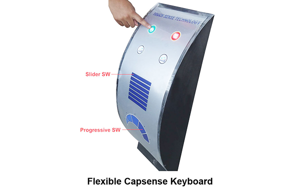 Flexible Capsense Keyboard