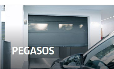 Space-saving garage car lift PEGASOS