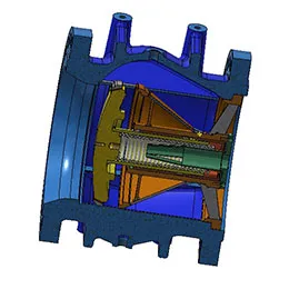 Nozzle check valves
