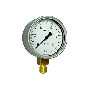 Bourdon tube pressure gauges R10