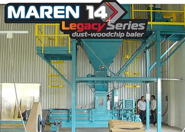 Maren 14 Sawdust & Paper Dust Baler