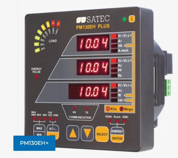 Multifunctional 3-phase power meter