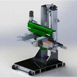 Battery lid milling machine