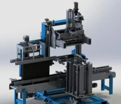 Battery lid seal machine