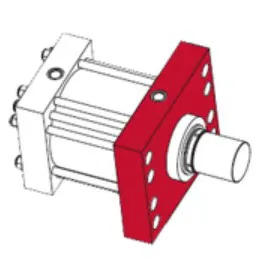 SOLID END CAP MOUNT