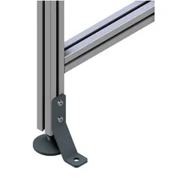 Angle bracket for floor fastening