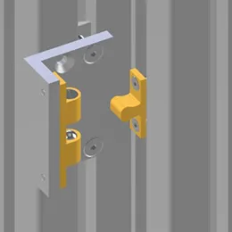 Ball latch support 50
