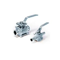 Ultra- high purity ball valves