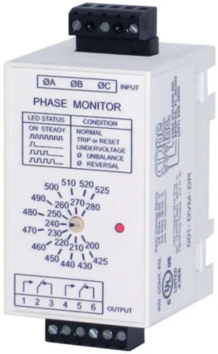 PHASE MONITORS | RELAYS & INDUSTRIAL CONTROLS | Motor Protection ...