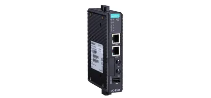 DIN-rail Industrial computer with 2 serial & LAN ports UC-8100 Series