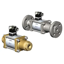 Co-ax solenoid coaxial valves