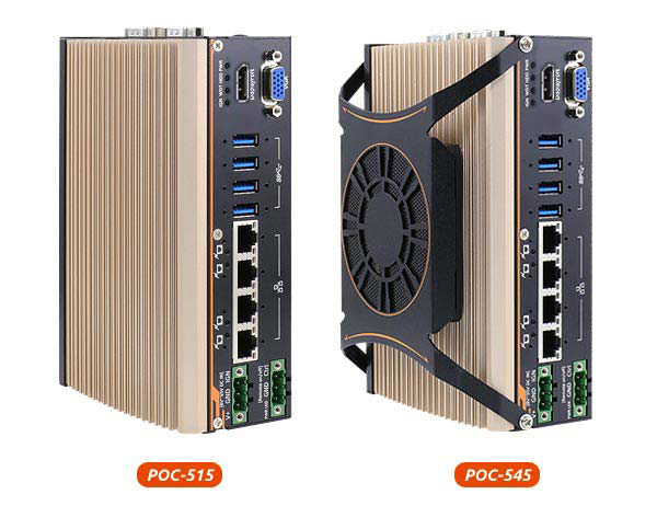 POC-500 AMD Ryzen Embedded Ultra-Compact Computer, 4 PoE+