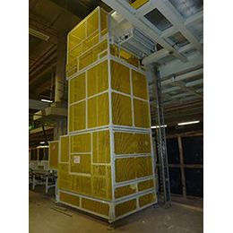 Vertical baggage lifts