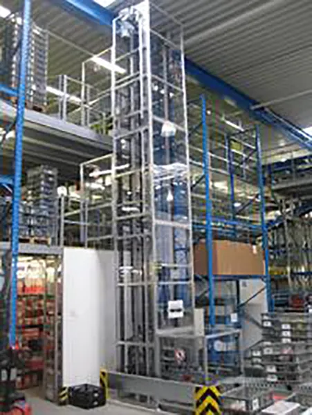 Vertical reciprocating lifts