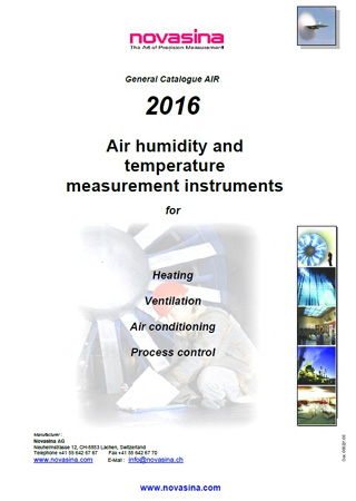 Air Humidity and temperature measurement instruments