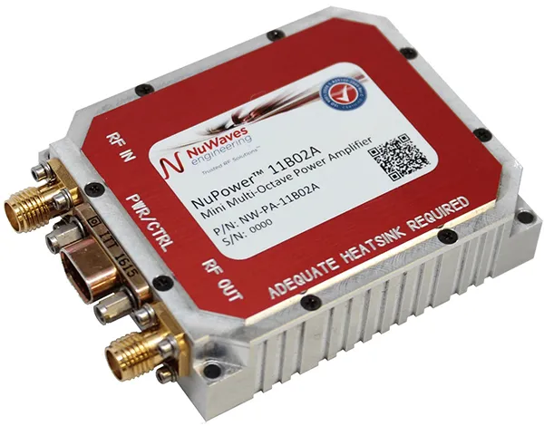 NuPower™ 11B02A Miniature Multi-Octave Power Amplifier