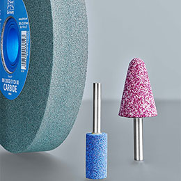 Mounted points and bench grinding wheels