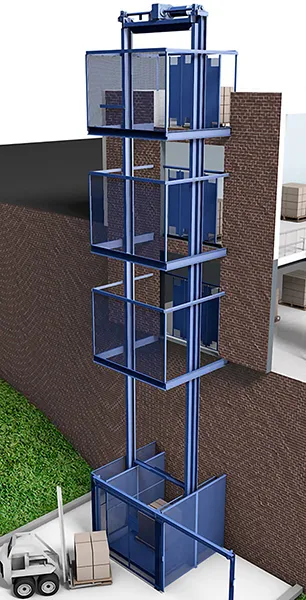 M Series 2-Post–Mechanical Vertical Lift