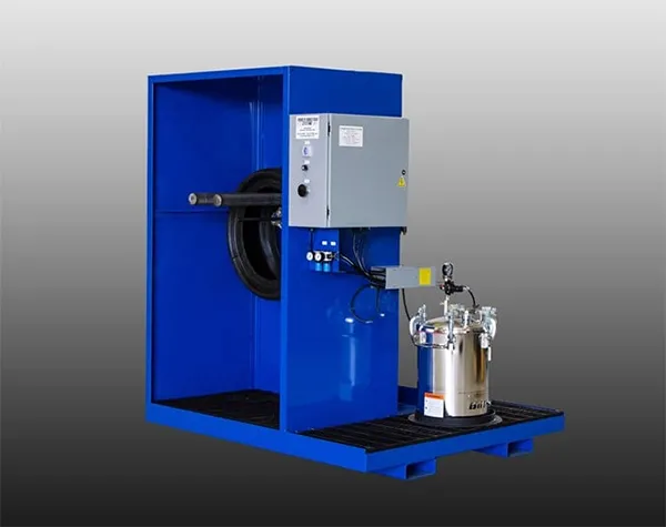 Manual Horizontal Tire Spray Machine