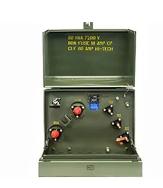 Single-phase pad-mounted transformers