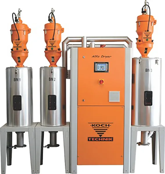 Dehumidified air dryer