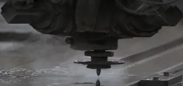 Water jet cutting