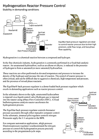 Hydrogenation Process