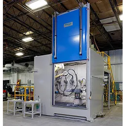 Robotic Shot Peen System with Automatic Tool Changer