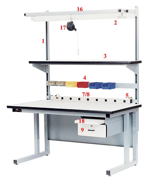 Model CHD - Cantilever Heavy Duty Workbench