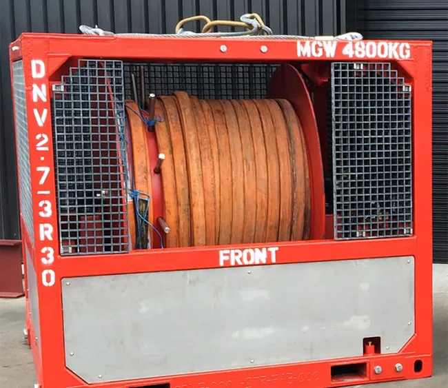 Air driven hose reel 1