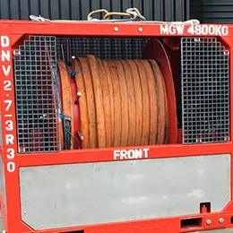 Air driven hose reel 1