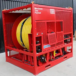 Air driven hose reel 2