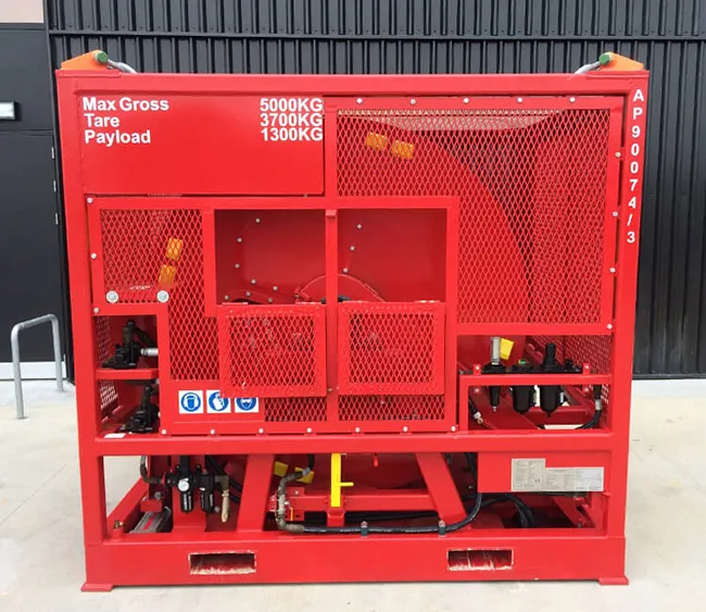 Air driven hose reel 4