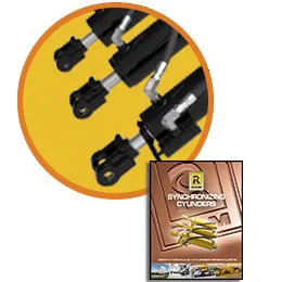 Synchronizing hydraulic cylinders