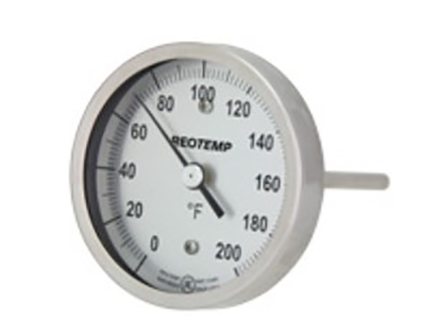 BACK CONNECT BIMETAL THERMOMETER