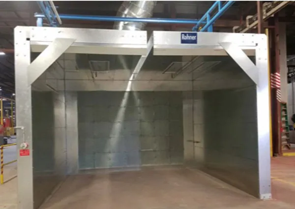 OPEN FACE PAINT SPRAY BOOTHS