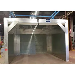 OPEN FACE PAINT SPRAY BOOTHS