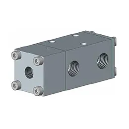 Pilot operated spring return spool valves
