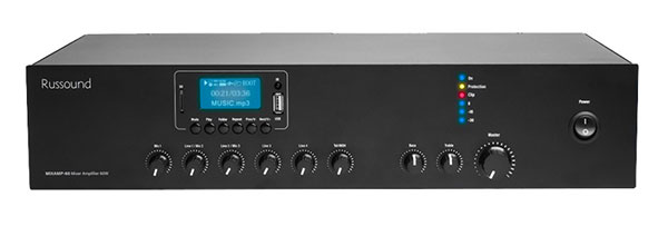 MIXAMP-60 70V Mixer Amplifier with Media Player