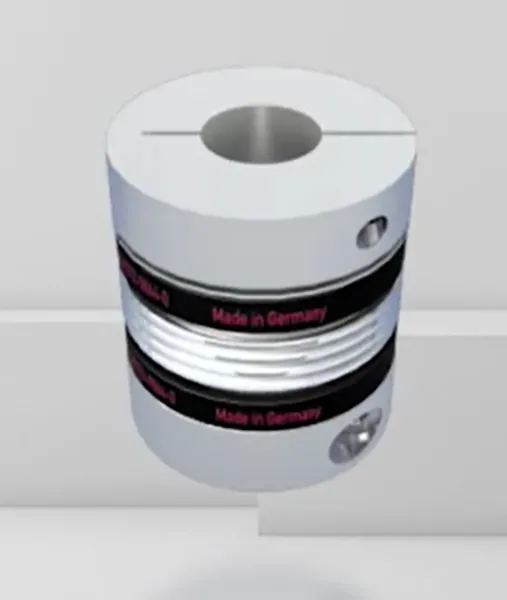 METAL BELLOWS COUPLING WITH CLAMPING HUB