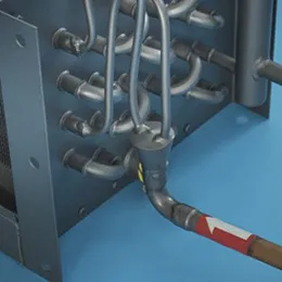Refrigerant coils